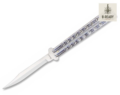 Nóż Motylkowy Albainox 02052-C Butterfly Zamak Chrome Large