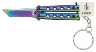 Nóż Brelok Albainox 02246 Balisong Colourful