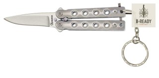 Nóż Brelok Albainox 02249 Balisong Silver