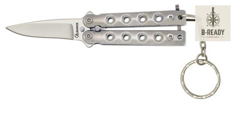 Nóż Brelok Albainox 02249 Balisong Silver