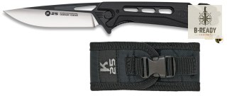 Nóż Składany K25 25242 Tactical CNC XL Black G10