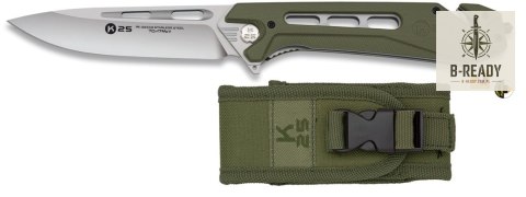 Nóż Składany K25 25243 Tactical CNC XL Green G10