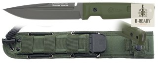Nóż Stały K25 32756 Tactical Green Rubber TC