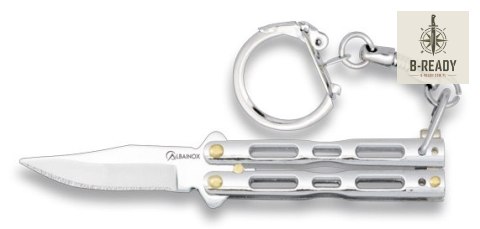 Nóż Brelok Albainox 02180-C Balisong Zamak Chrome