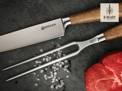 Nóż do szynki Böker Solingen Core Walnut