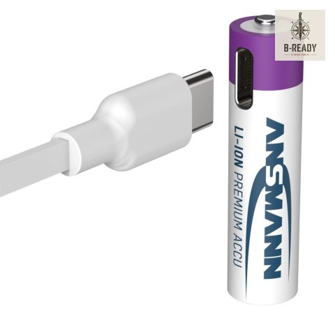 Akumulatory Ansmann Li-Ion AAA typ 500, 4 szt