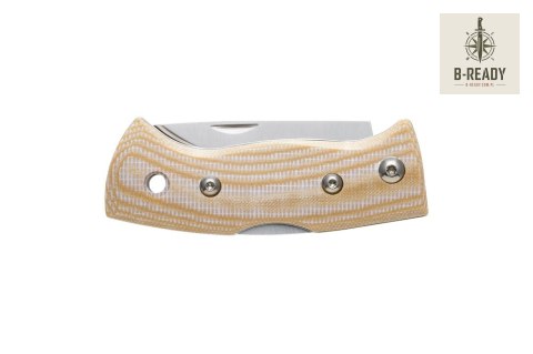 Nóż Myśliwski Helle Berget Beige Canvas Micarta 12C27