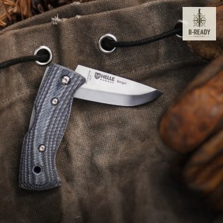 Nóż Myśliwski Helle Berget Denim Micarta 12C27