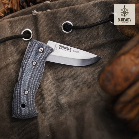 Nóż Myśliwski Helle Berget Denim Micarta 12C27