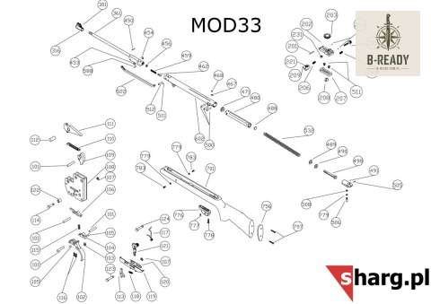 Kamień blokujący tłok do Hatsan MOD 33-135, Torpedo: 100X, 105X, 150, 155, Dominator 200, Proxima (111)