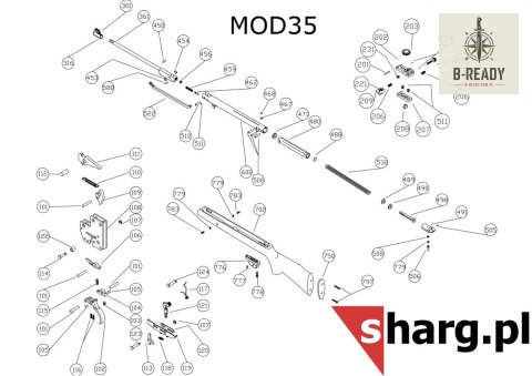 Kamień blokujący tłok do Hatsan MOD 33-135, Torpedo: 100X, 105X, 150, 155, Dominator 200, Proxima (111)