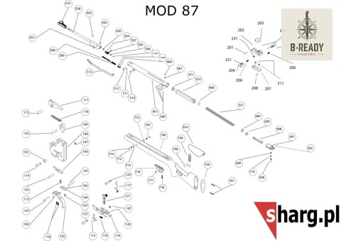Kamień blokujący tłok do Hatsan MOD 33-135, Torpedo: 100X, 105X, 150, 155, Dominator 200, Proxima (111)