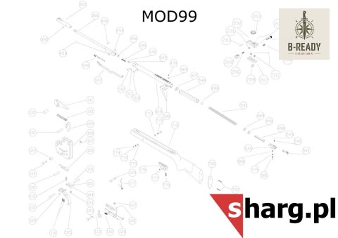 Kamień blokujący tłok do Hatsan MOD 33-135, Torpedo: 100X, 105X, 150, 155, Dominator 200, Proxima (111)