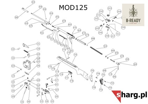 Kamień blokujący tłok do Hatsan MOD 33-135, Torpedo: 100X, 105X, 150, 155, Dominator 200, Proxima (111)