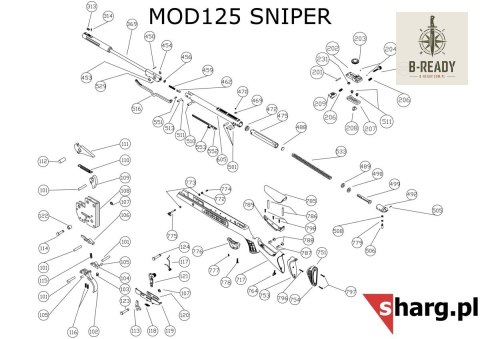 Kamień blokujący tłok do Hatsan MOD 33-135, Torpedo: 100X, 105X, 150, 155, Dominator 200, Proxima (111)