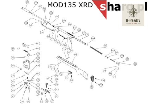 Kamień blokujący tłok do Hatsan MOD 33-135, Torpedo: 100X, 105X, 150, 155, Dominator 200, Proxima (111)