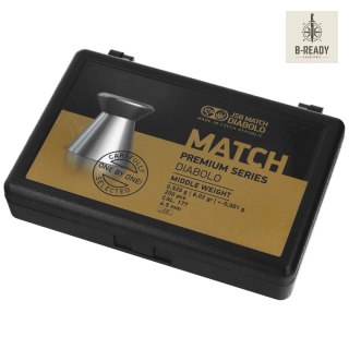 Śrut JSB Match Premium Middle 4.52 mm, 0.520 g, 200 szt. (1020-200)