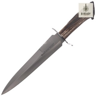 Nóż Muela Bear-24S Remate Crown Stag, Satin X50CrMoV15