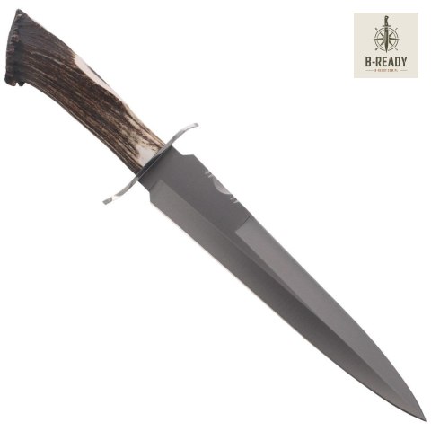 Nóż Muela Bear-24S Remate Crown Stag, Satin X50CrMoV15