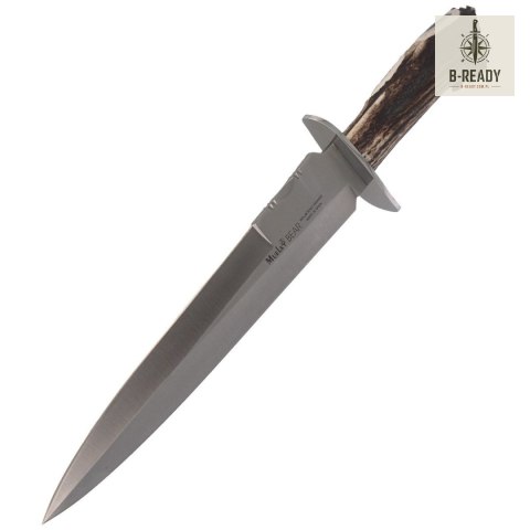Nóż Muela Bear-24S Remate Crown Stag, Satin X50CrMoV15