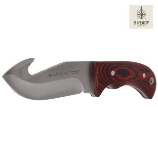 Nóż Muela Bisonte-11R Pakka Wood, Satin X50CrMoV15
