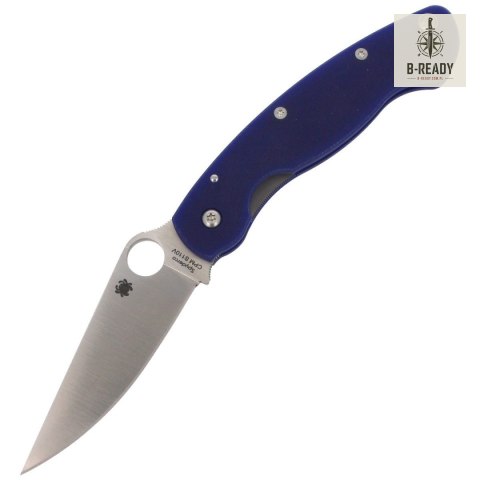 Nóż składany Spyderco Military Dark Blue G10, Satin CPM S110V by Sal Glesser (C36GPDBL)
