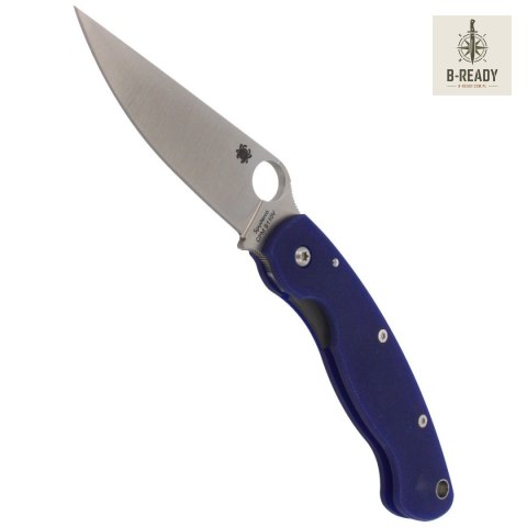 Nóż składany Spyderco Military Dark Blue G10, Satin CPM S110V by Sal Glesser (C36GPDBL)