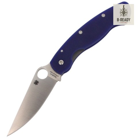 Nóż składany Spyderco Military Dark Blue G10, Satin CPM S110V by Sal Glesser (C36GPDBL)