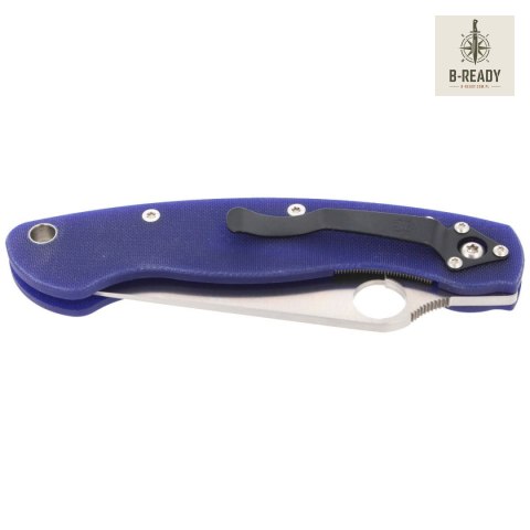 Nóż składany Spyderco Military Dark Blue G10, Satin CPM S110V by Sal Glesser (C36GPDBL)