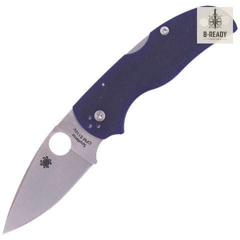 Nóż składany Spyderco Native 5 Dark Blue G10, Satin CPM S110V by Sal, Eric Glesser (C41GPDBL5)