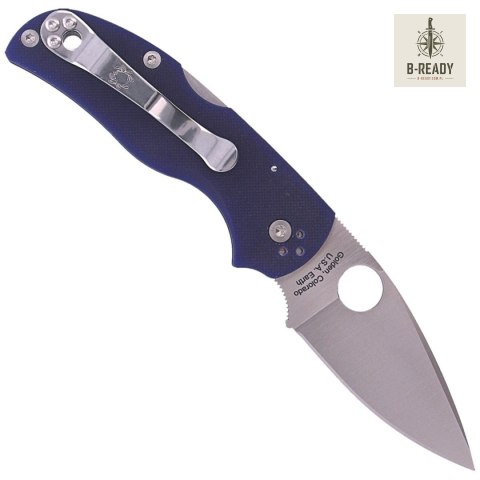 Nóż składany Spyderco Native 5 Dark Blue G10, Satin CPM S110V by Sal, Eric Glesser (C41GPDBL5)
