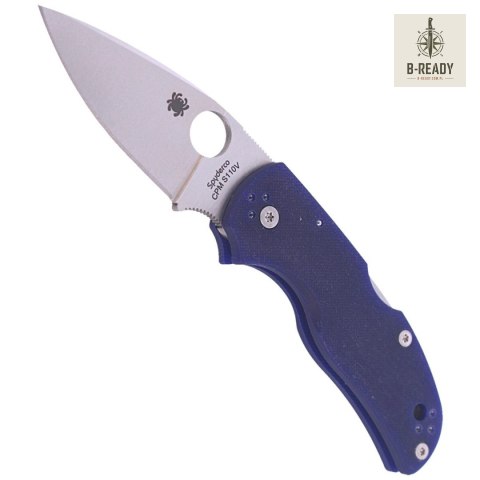 Nóż składany Spyderco Native 5 Dark Blue G10, Satin CPM S110V by Sal, Eric Glesser (C41GPDBL5)