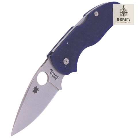 Nóż składany Spyderco Native 5 Dark Blue G10, Satin CPM S110V by Sal, Eric Glesser (C41GPDBL5)