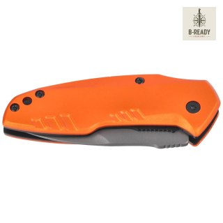 Nóż składany Third Decor Habitat N83O Orange Anodized Aluminum, Titanium Gray Coated 420 (TH-N83O) Decor Habitat